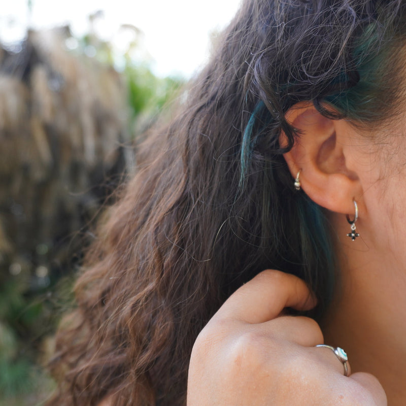 Violetta Black Earrings
